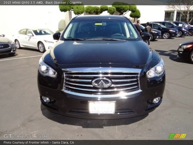 Black Obsidian / Graphite 2015 Infiniti QX60 3.5 AWD