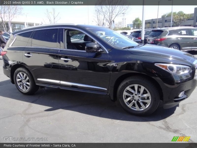 Black Obsidian / Graphite 2015 Infiniti QX60 3.5 AWD