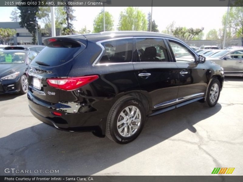 Black Obsidian / Graphite 2015 Infiniti QX60 3.5 AWD