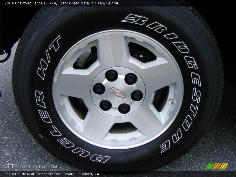 Dark Green Metallic / Tan/Neutral 2004 Chevrolet Tahoe LT 4x4