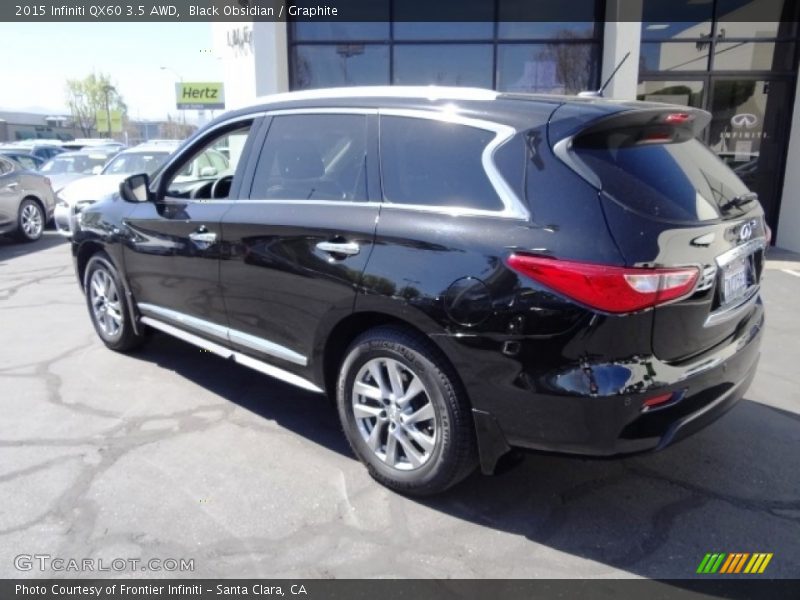 Black Obsidian / Graphite 2015 Infiniti QX60 3.5 AWD