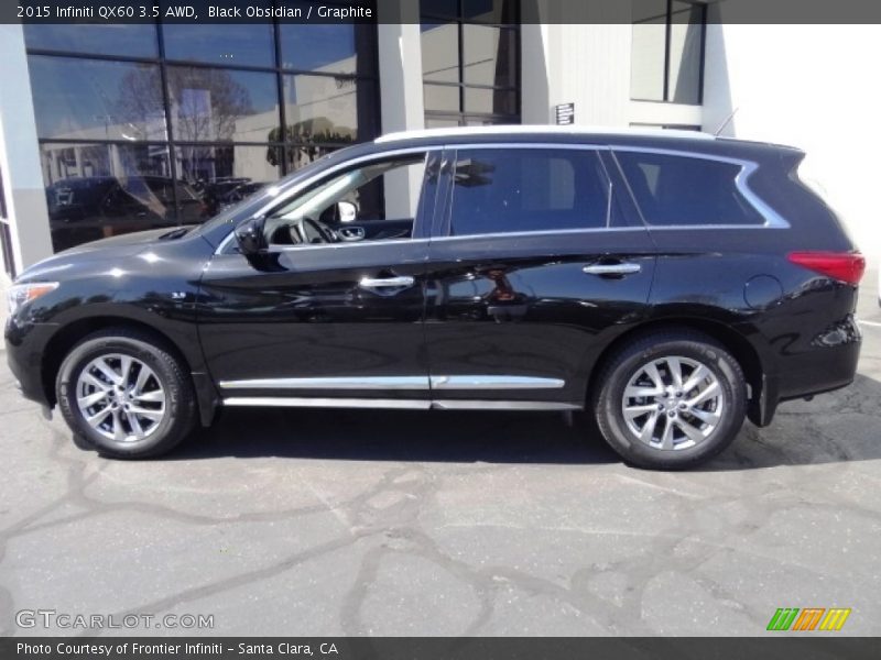 Black Obsidian / Graphite 2015 Infiniti QX60 3.5 AWD