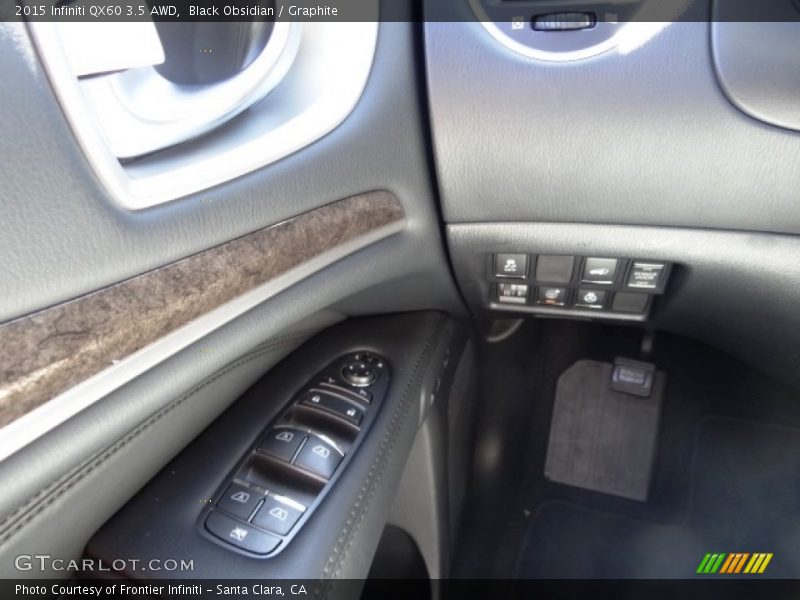Black Obsidian / Graphite 2015 Infiniti QX60 3.5 AWD