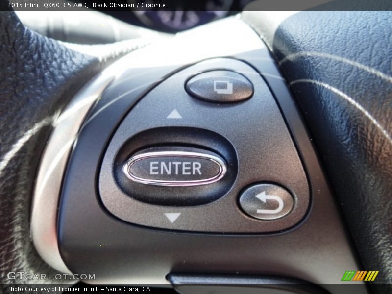 Black Obsidian / Graphite 2015 Infiniti QX60 3.5 AWD
