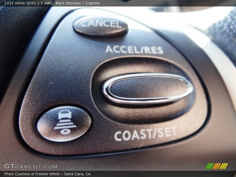 Black Obsidian / Graphite 2015 Infiniti QX60 3.5 AWD