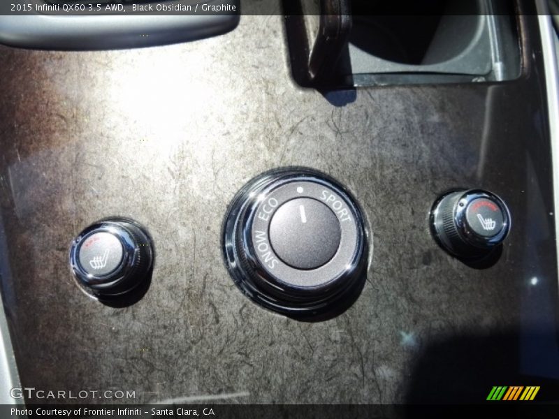 Black Obsidian / Graphite 2015 Infiniti QX60 3.5 AWD