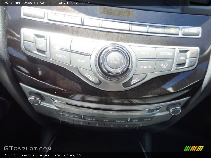 Black Obsidian / Graphite 2015 Infiniti QX60 3.5 AWD