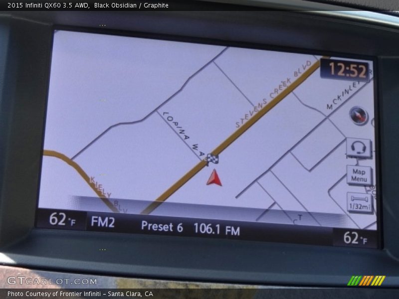 Black Obsidian / Graphite 2015 Infiniti QX60 3.5 AWD