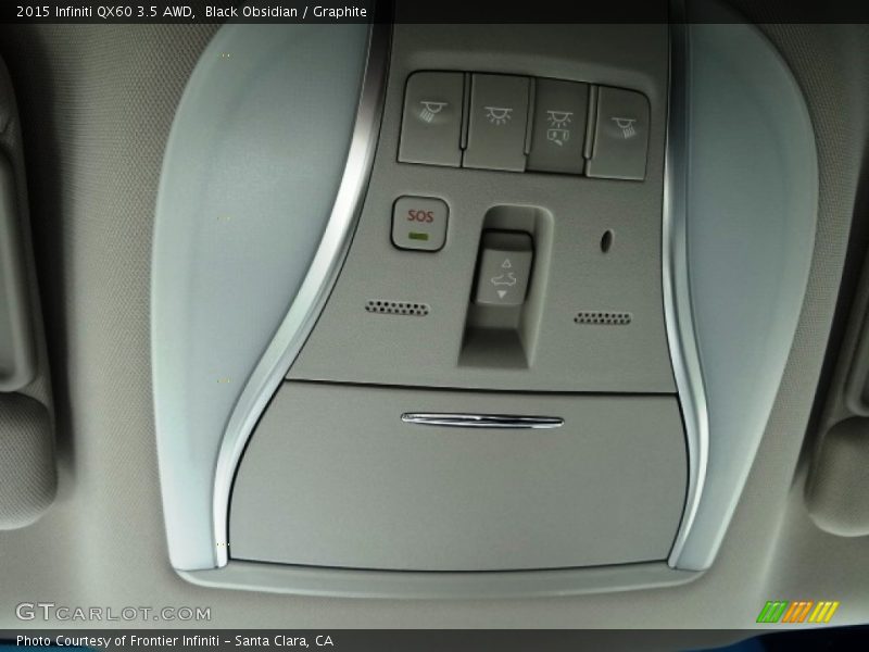 Black Obsidian / Graphite 2015 Infiniti QX60 3.5 AWD