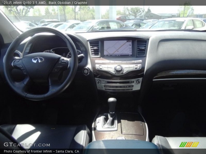 Black Obsidian / Graphite 2015 Infiniti QX60 3.5 AWD