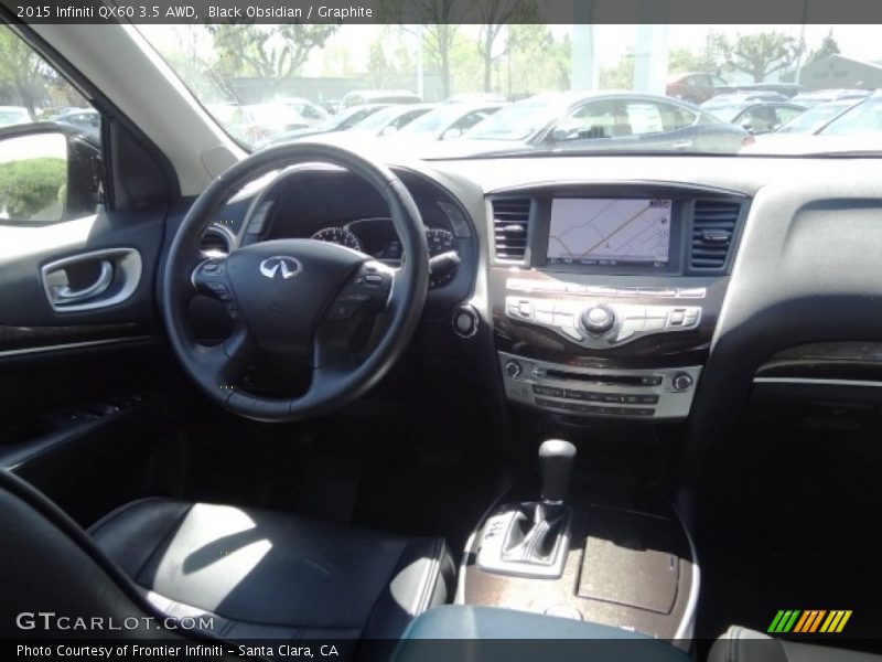 Black Obsidian / Graphite 2015 Infiniti QX60 3.5 AWD