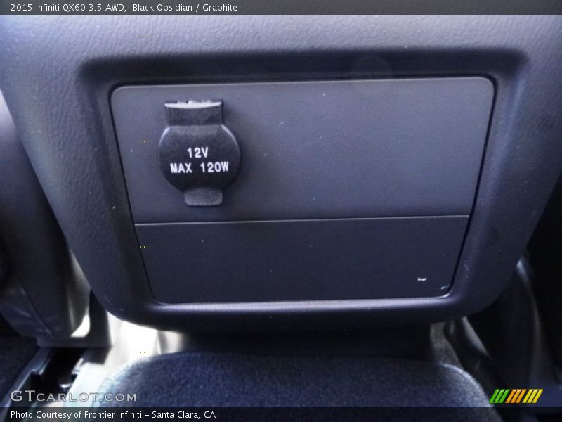 Black Obsidian / Graphite 2015 Infiniti QX60 3.5 AWD
