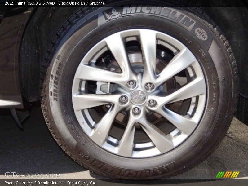 Black Obsidian / Graphite 2015 Infiniti QX60 3.5 AWD