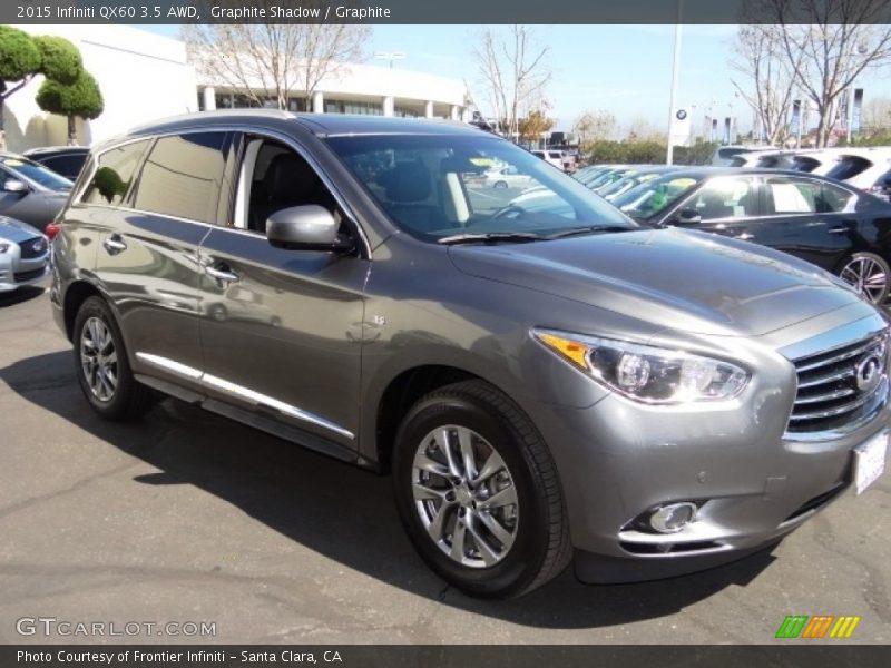 Graphite Shadow / Graphite 2015 Infiniti QX60 3.5 AWD