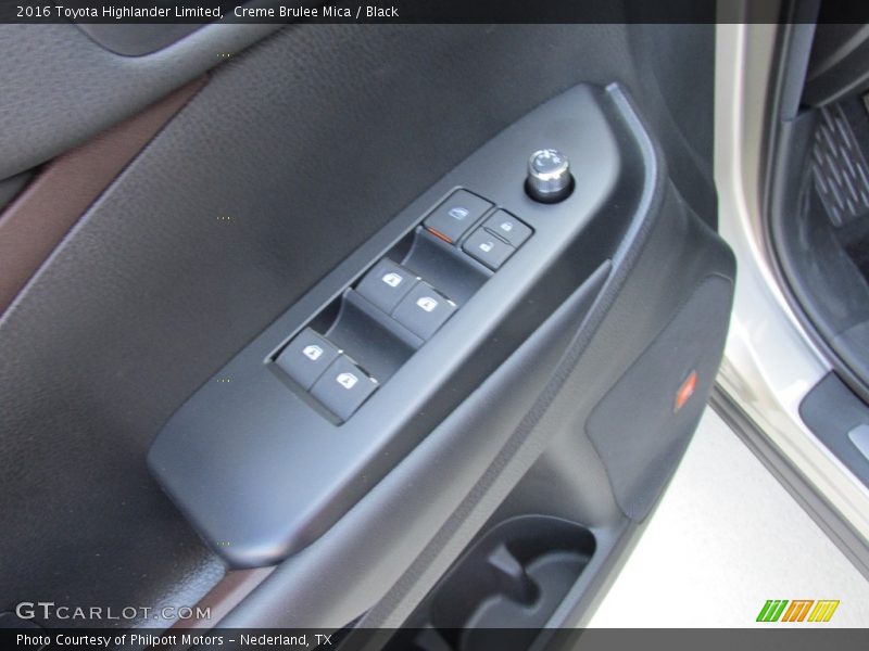 Creme Brulee Mica / Black 2016 Toyota Highlander Limited