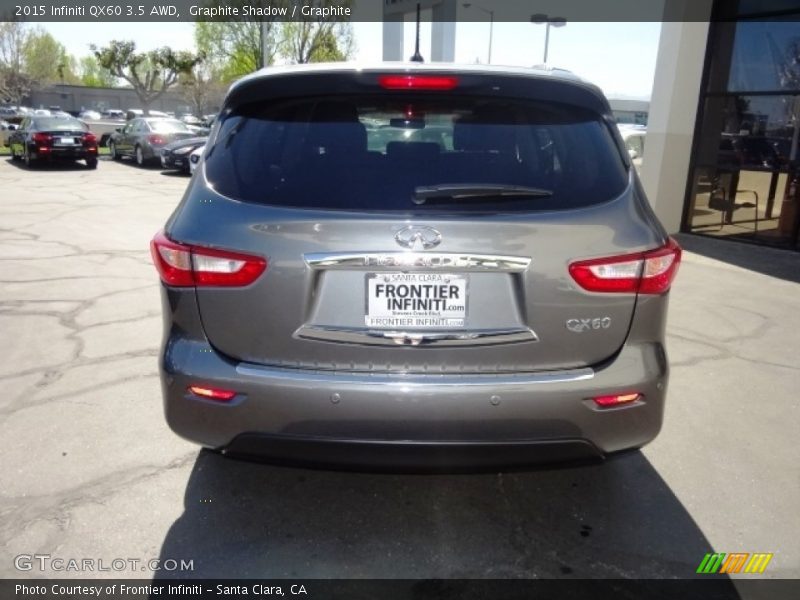 Graphite Shadow / Graphite 2015 Infiniti QX60 3.5 AWD