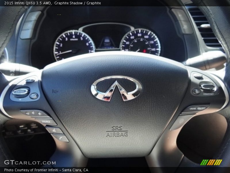Graphite Shadow / Graphite 2015 Infiniti QX60 3.5 AWD