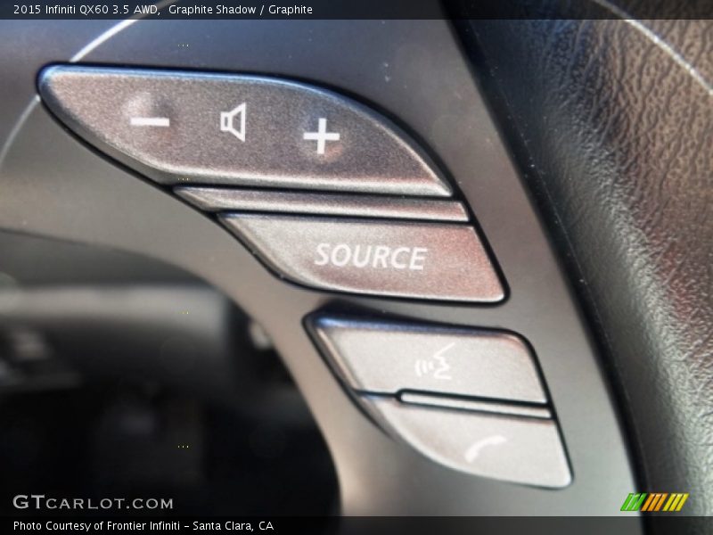 Graphite Shadow / Graphite 2015 Infiniti QX60 3.5 AWD