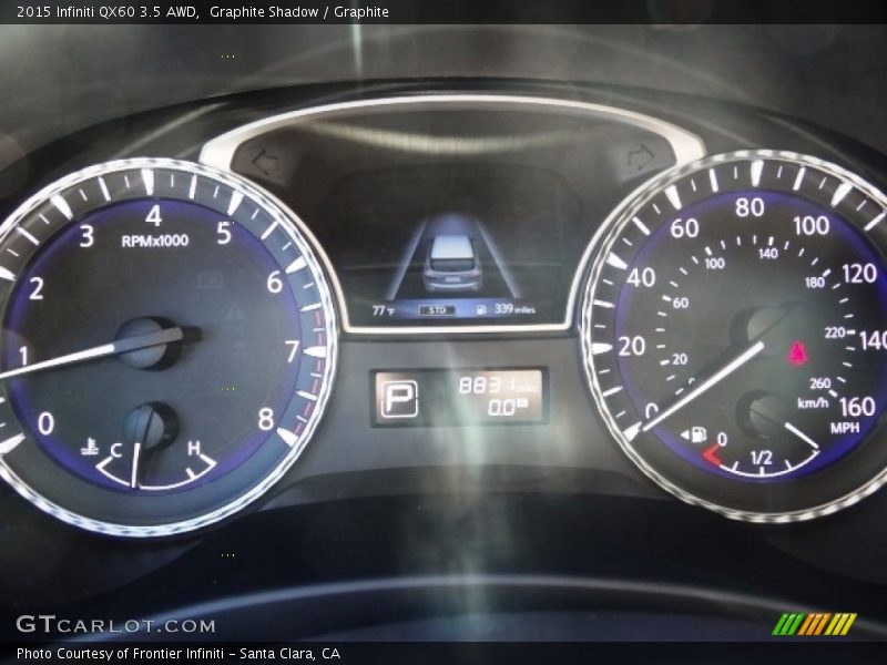 Graphite Shadow / Graphite 2015 Infiniti QX60 3.5 AWD