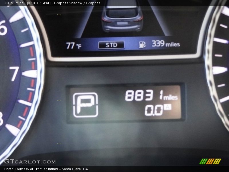 Graphite Shadow / Graphite 2015 Infiniti QX60 3.5 AWD