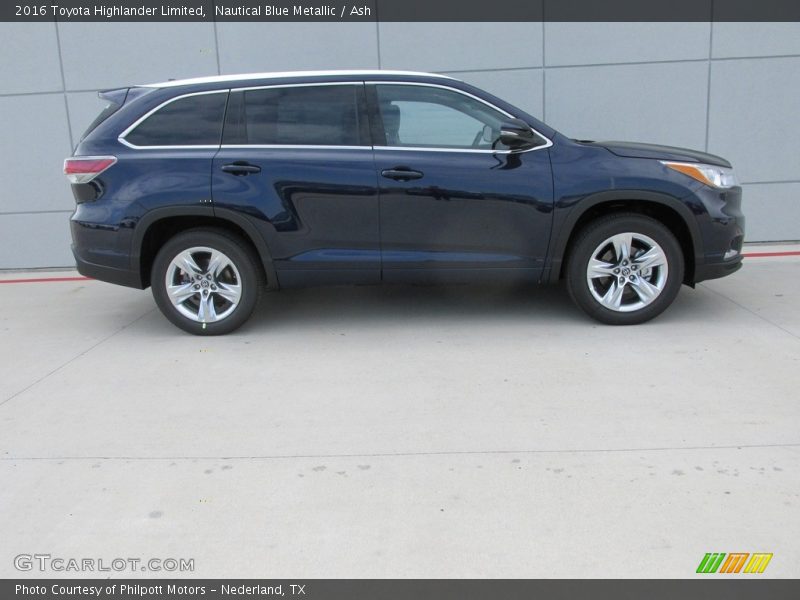 Nautical Blue Metallic / Ash 2016 Toyota Highlander Limited