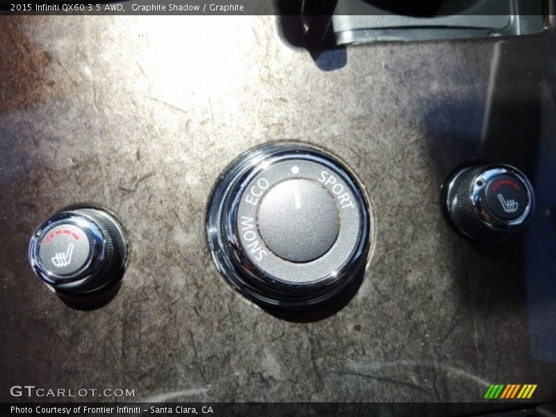 Graphite Shadow / Graphite 2015 Infiniti QX60 3.5 AWD