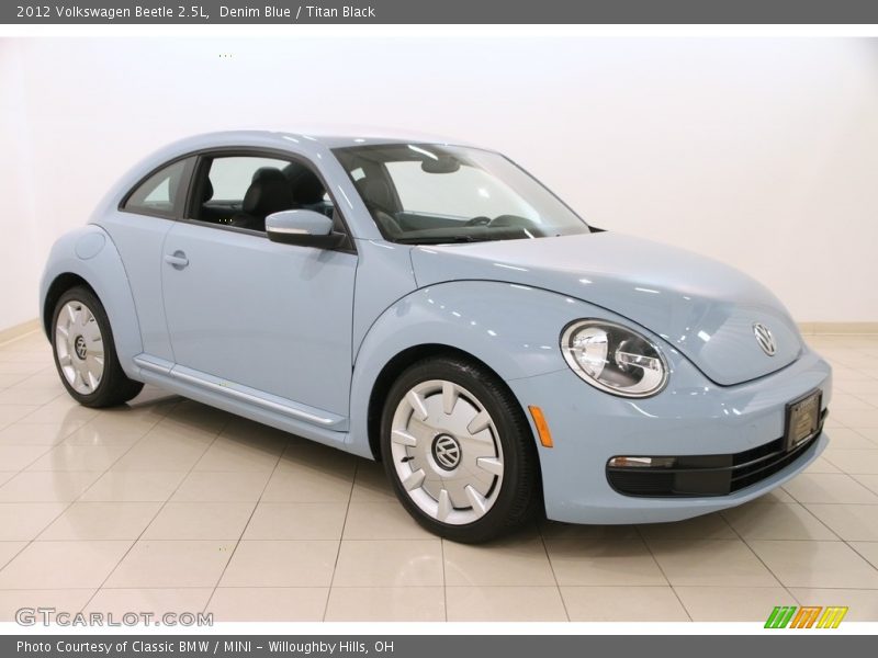 Denim Blue / Titan Black 2012 Volkswagen Beetle 2.5L