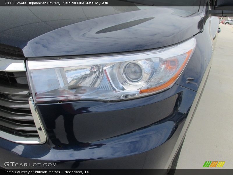 Nautical Blue Metallic / Ash 2016 Toyota Highlander Limited