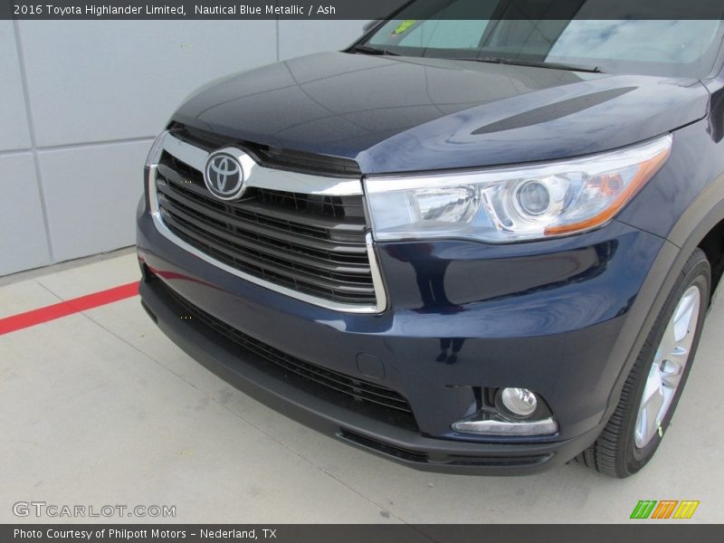 Nautical Blue Metallic / Ash 2016 Toyota Highlander Limited