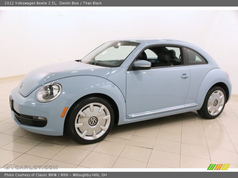Denim Blue / Titan Black 2012 Volkswagen Beetle 2.5L