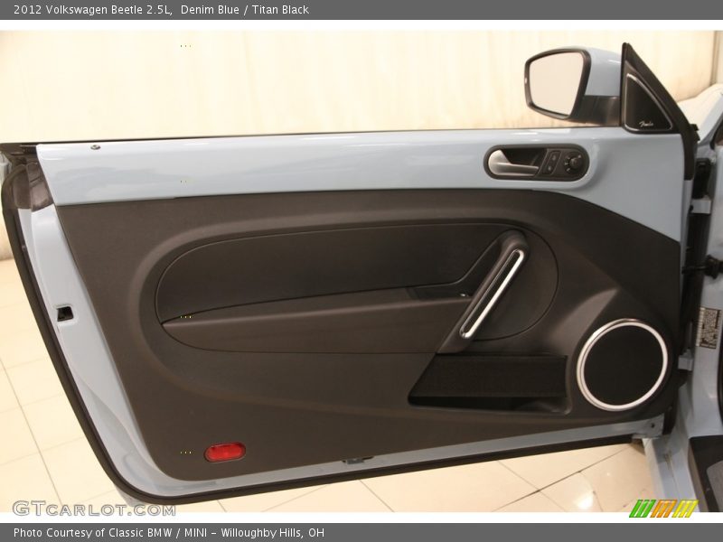 Denim Blue / Titan Black 2012 Volkswagen Beetle 2.5L