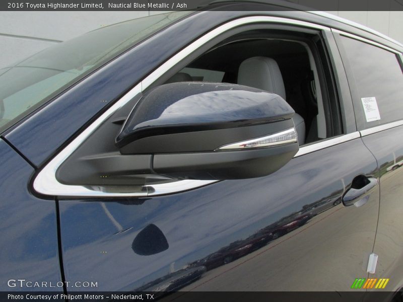 Nautical Blue Metallic / Ash 2016 Toyota Highlander Limited