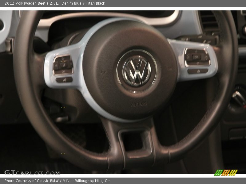 Denim Blue / Titan Black 2012 Volkswagen Beetle 2.5L