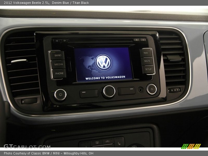 Denim Blue / Titan Black 2012 Volkswagen Beetle 2.5L