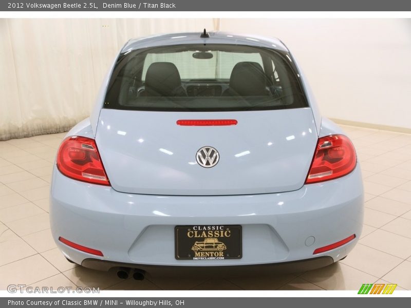Denim Blue / Titan Black 2012 Volkswagen Beetle 2.5L