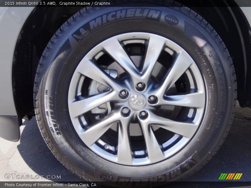 Graphite Shadow / Graphite 2015 Infiniti QX60 3.5 AWD
