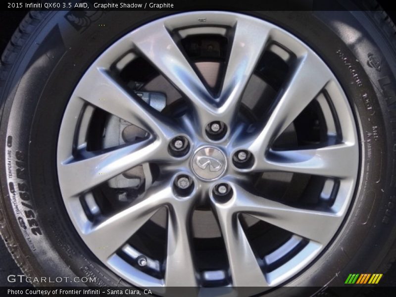Graphite Shadow / Graphite 2015 Infiniti QX60 3.5 AWD