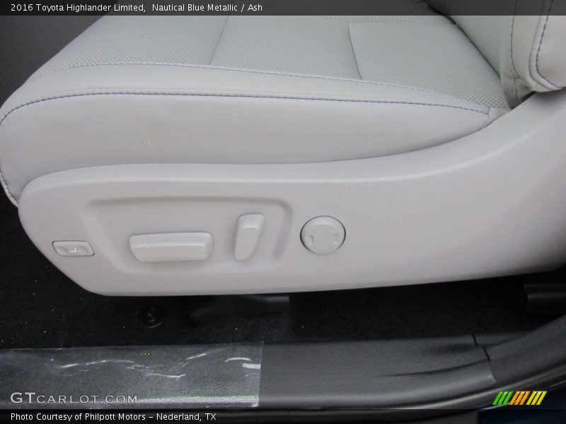 Nautical Blue Metallic / Ash 2016 Toyota Highlander Limited