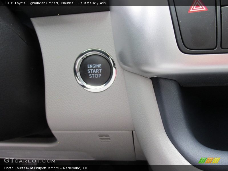Nautical Blue Metallic / Ash 2016 Toyota Highlander Limited