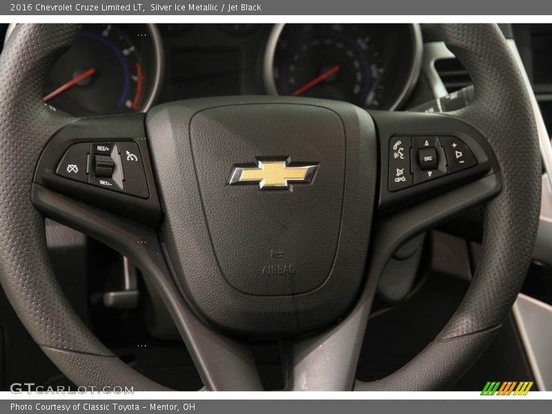 Silver Ice Metallic / Jet Black 2016 Chevrolet Cruze Limited LT