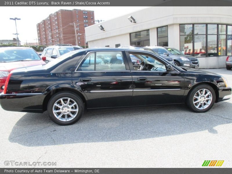 Black Raven / Shale/Cocoa Accents 2011 Cadillac DTS Luxury