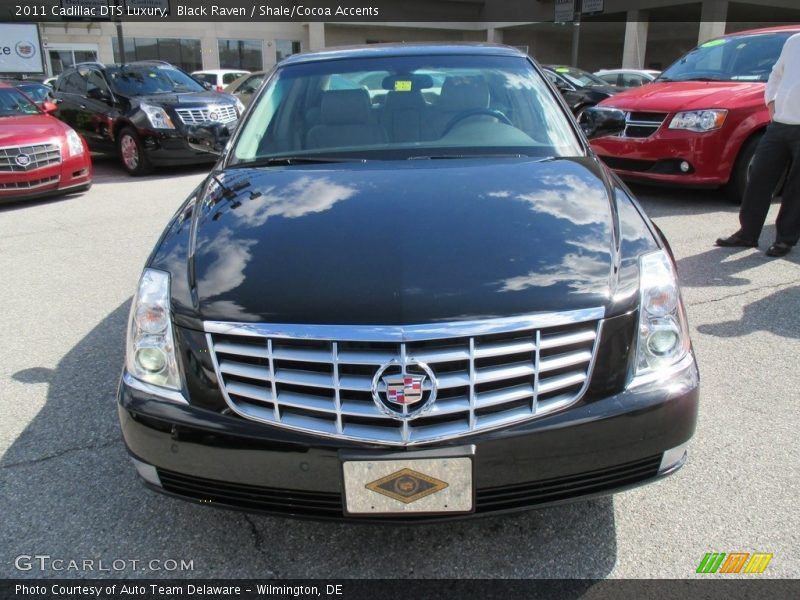 Black Raven / Shale/Cocoa Accents 2011 Cadillac DTS Luxury