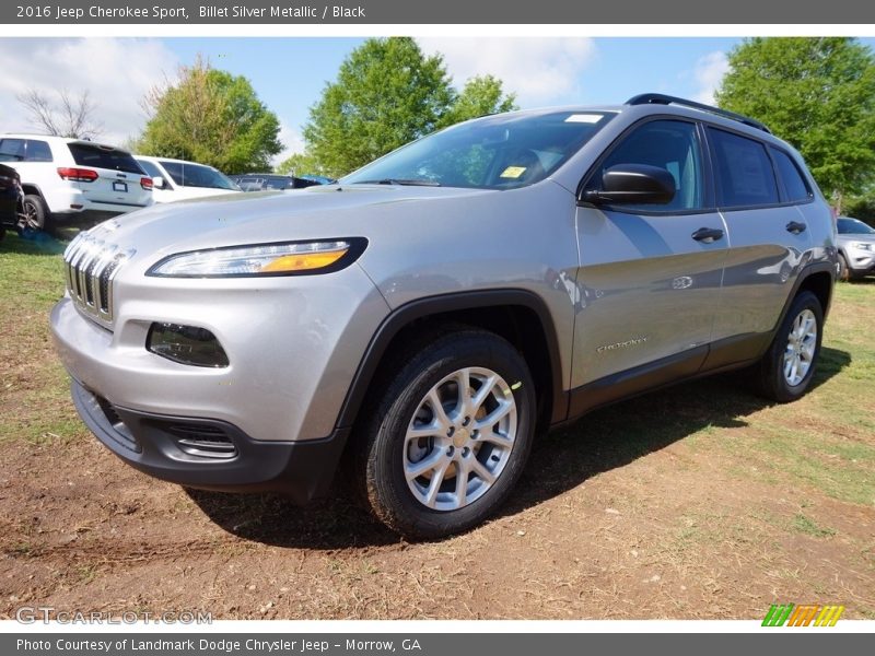 Billet Silver Metallic / Black 2016 Jeep Cherokee Sport