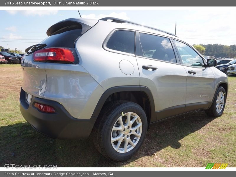 Billet Silver Metallic / Black 2016 Jeep Cherokee Sport
