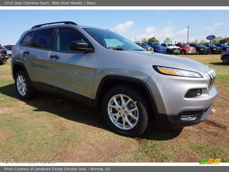 Billet Silver Metallic / Black 2016 Jeep Cherokee Sport