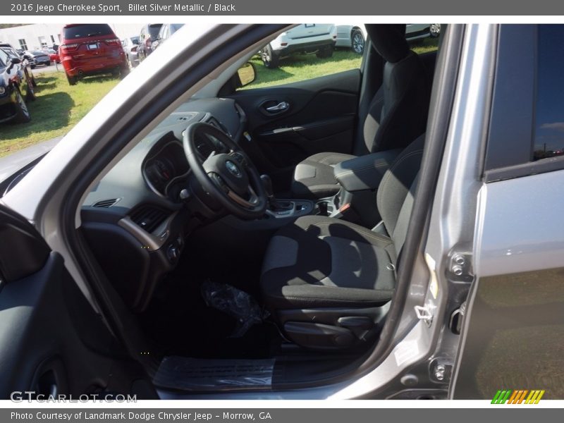 Billet Silver Metallic / Black 2016 Jeep Cherokee Sport