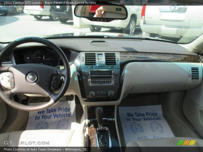 Black Raven / Shale/Cocoa Accents 2011 Cadillac DTS Luxury