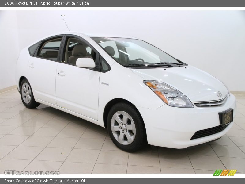 Super White / Beige 2006 Toyota Prius Hybrid