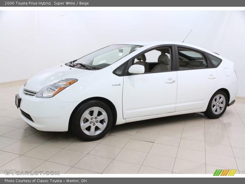 Super White / Beige 2006 Toyota Prius Hybrid