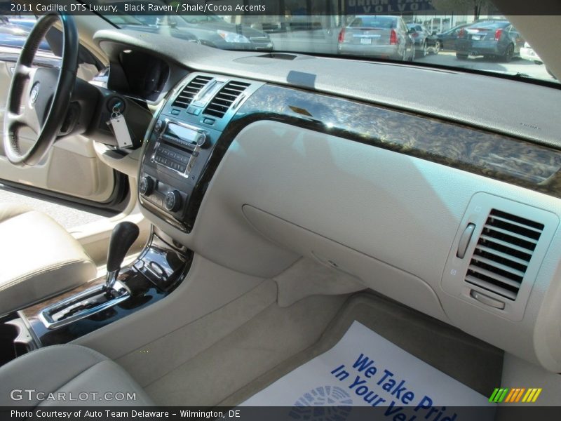 Black Raven / Shale/Cocoa Accents 2011 Cadillac DTS Luxury